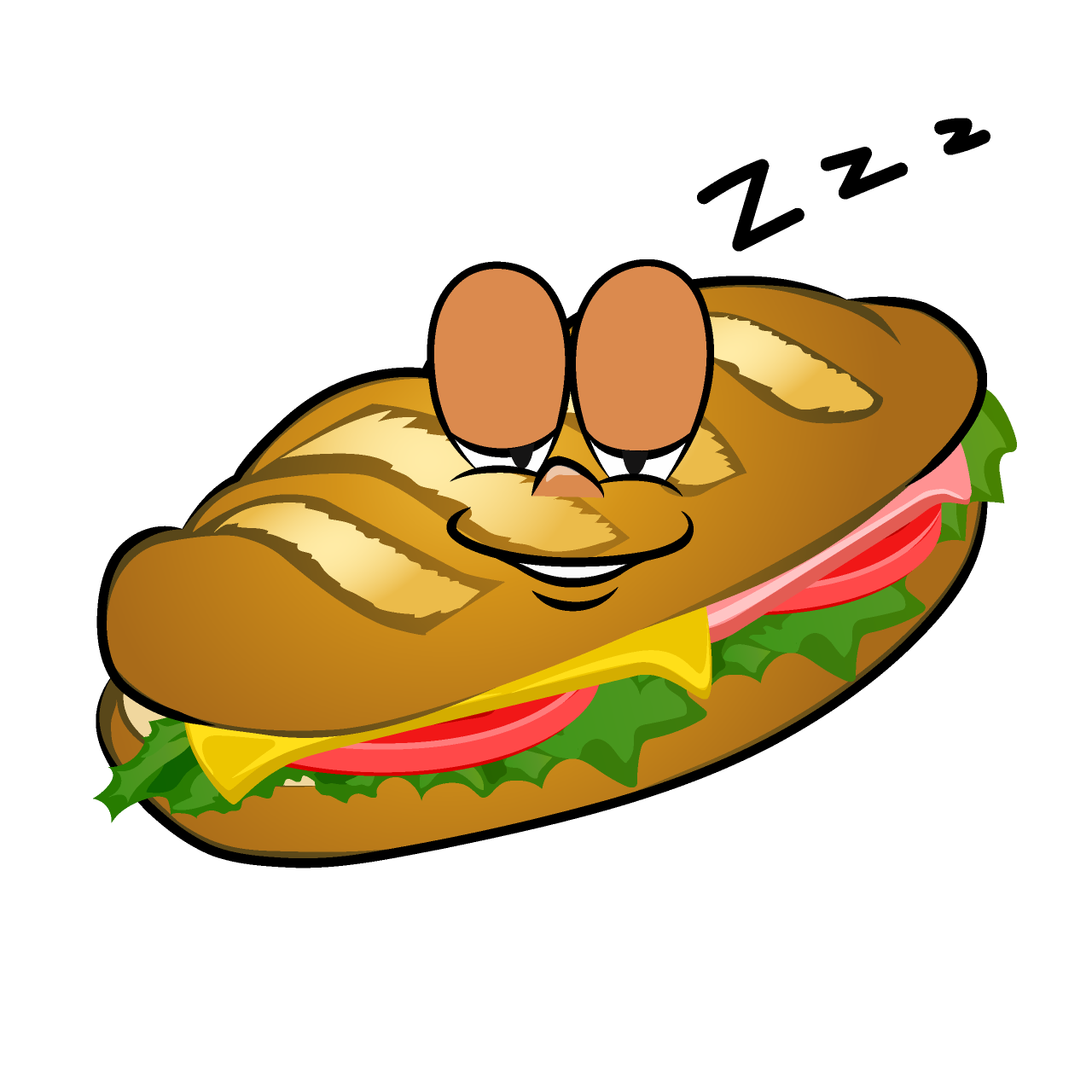 Sleeping Baguette Sandwich