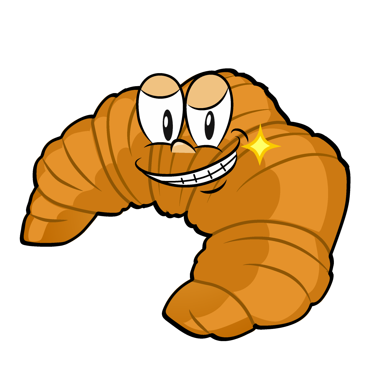 Grinning Croissant