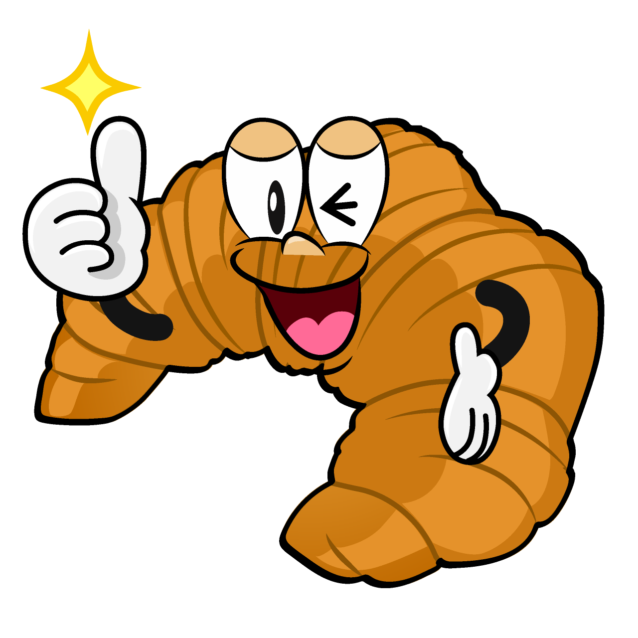 Thumbs up Croissant
