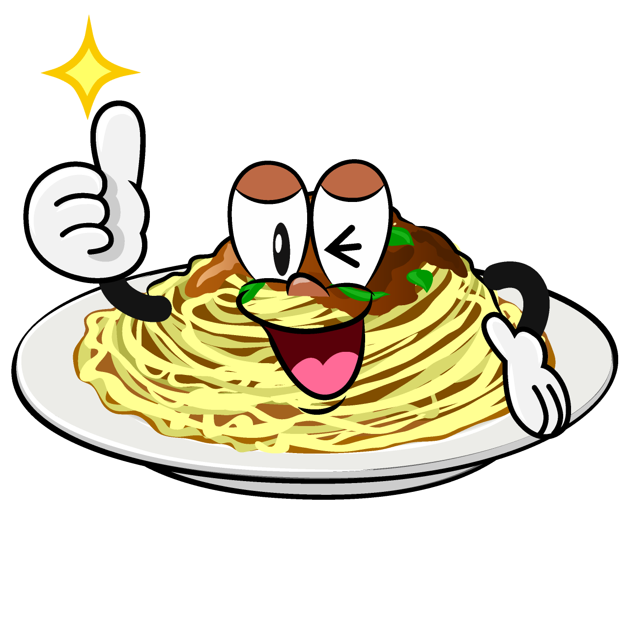 Thumbs up Spaghetti