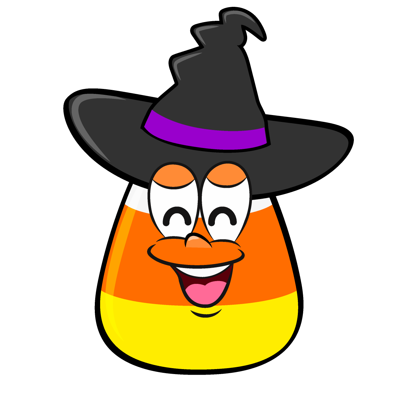 Smiling Candy Corn