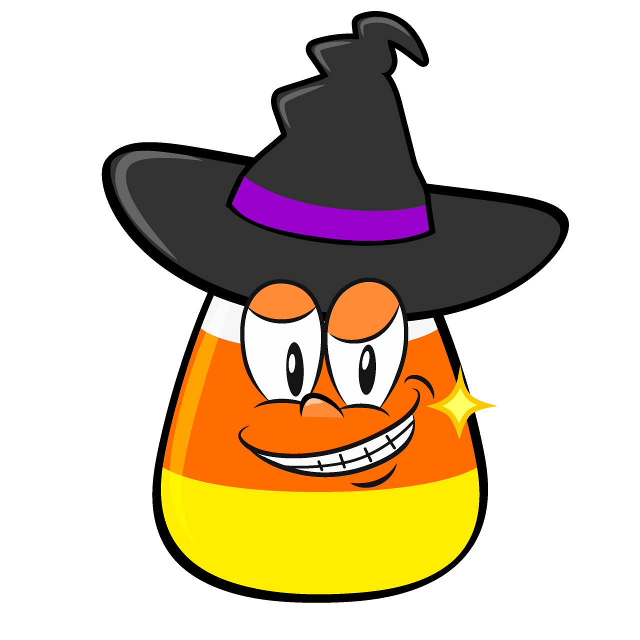 Grinning Candy Corn