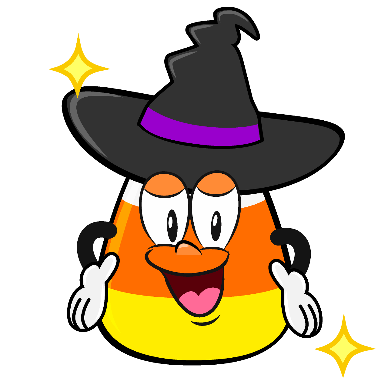Glitter Candy Corn
