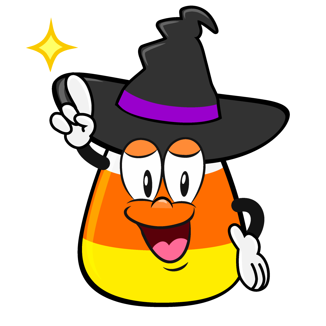 Posing Candy Corn