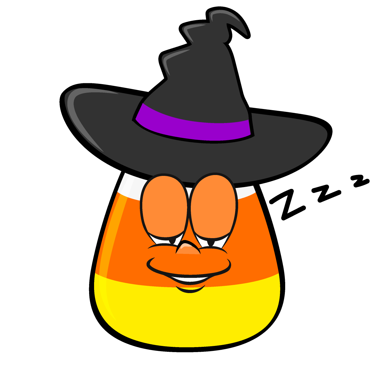 Sleeping Candy Corn