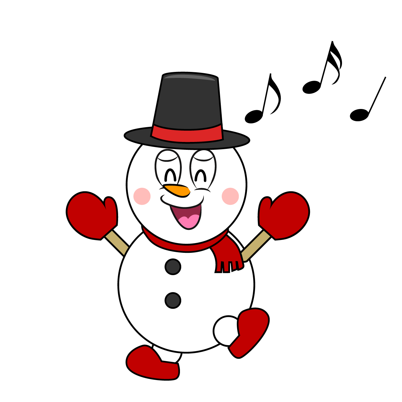 Smiling Snowman