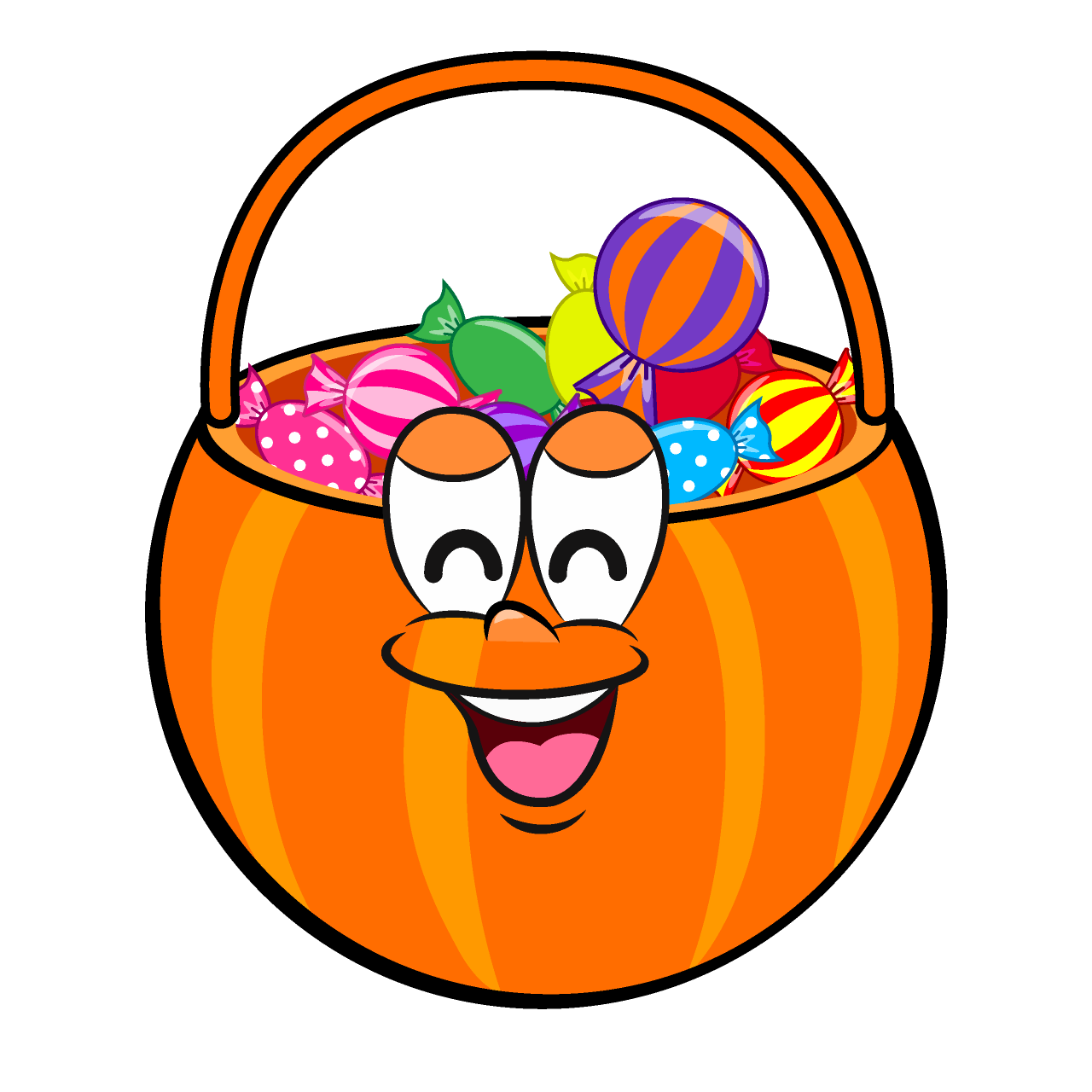 Smiling Halloween Candy