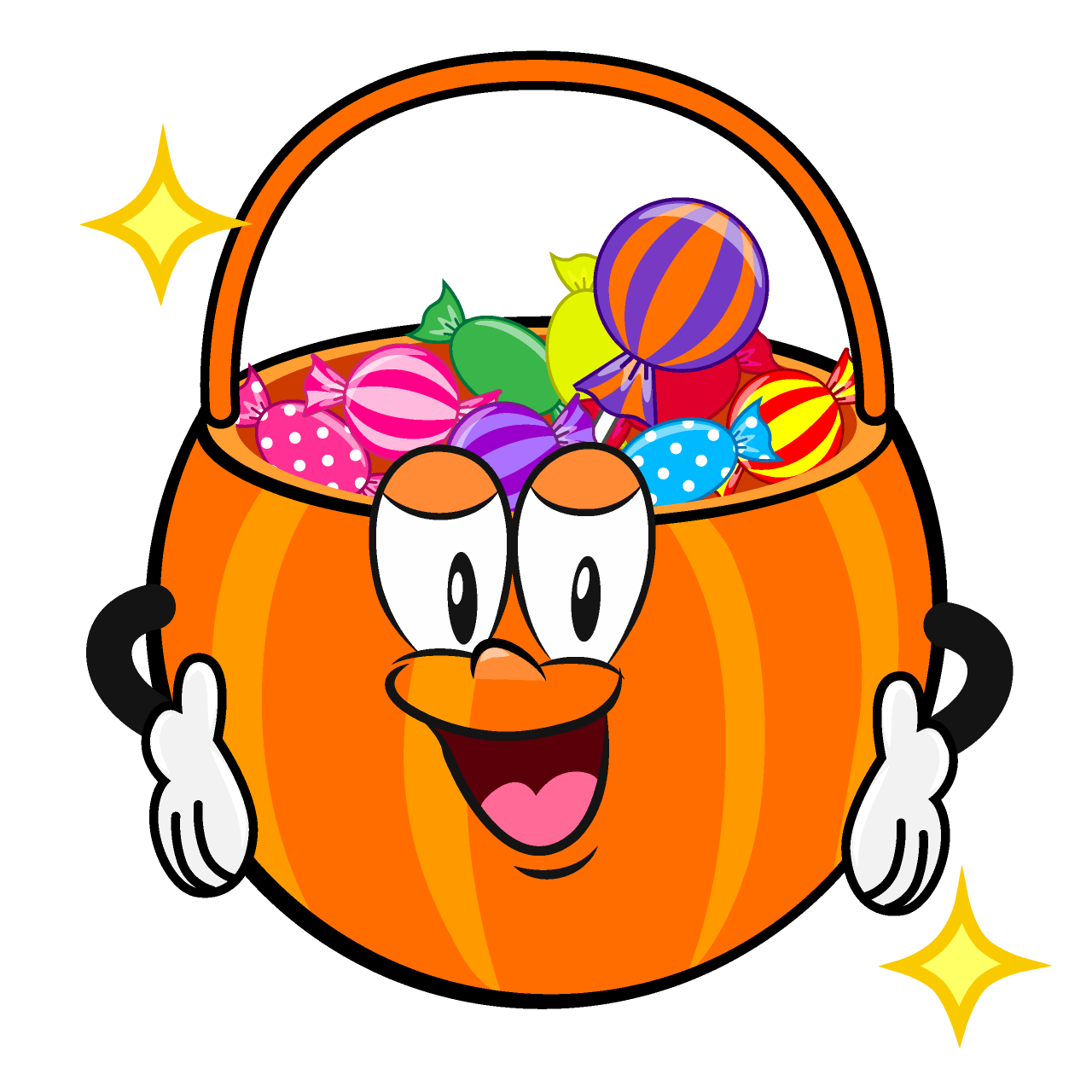 Glitter Halloween Candy