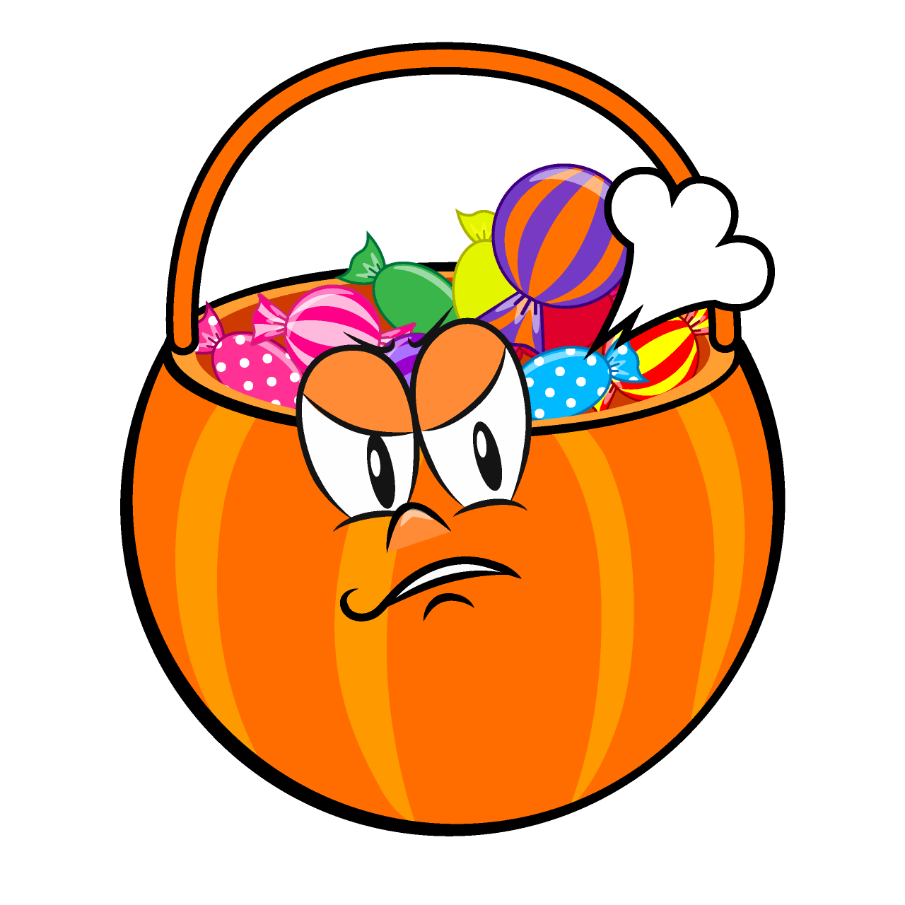 Angry Halloween Candy