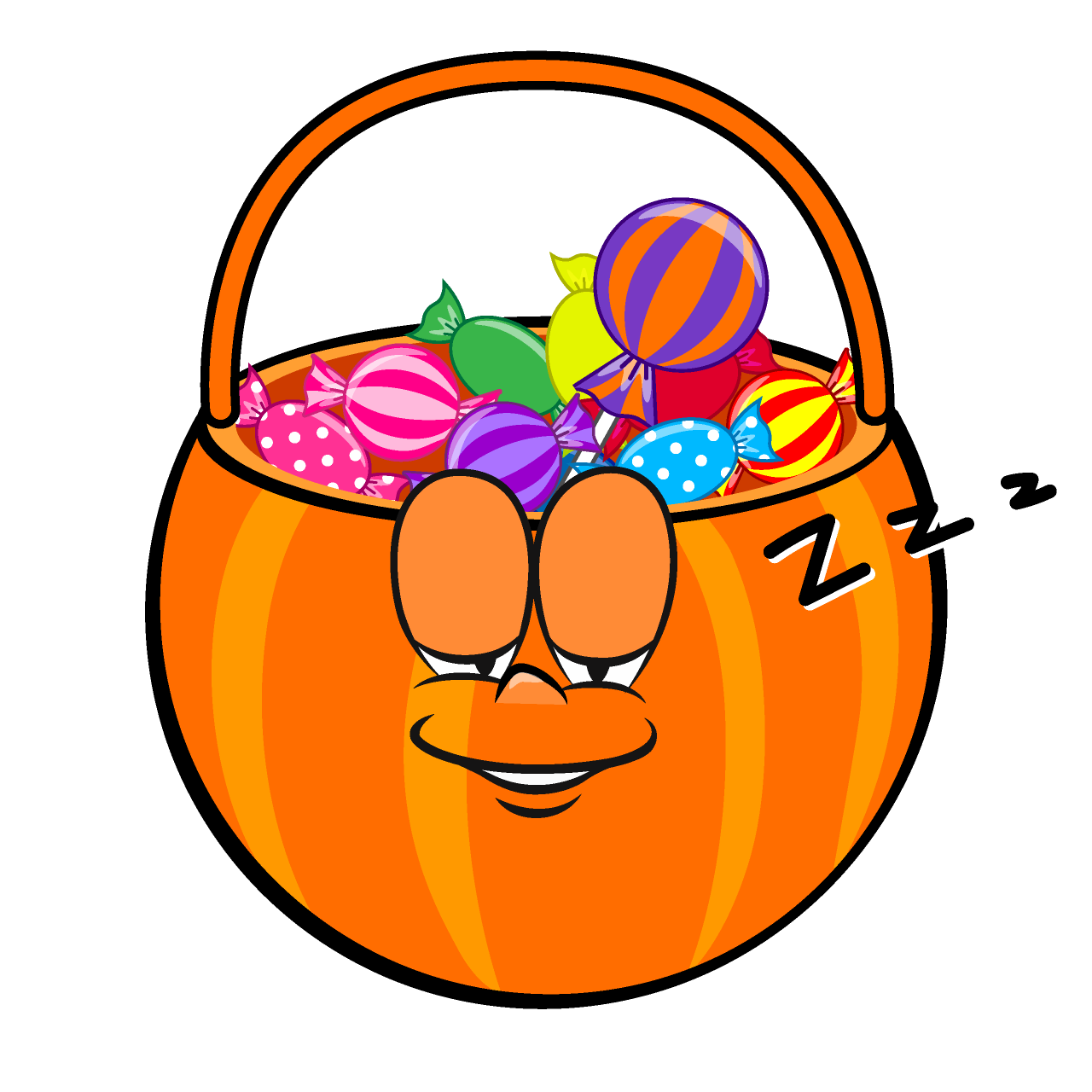 Sleeping Halloween Candy