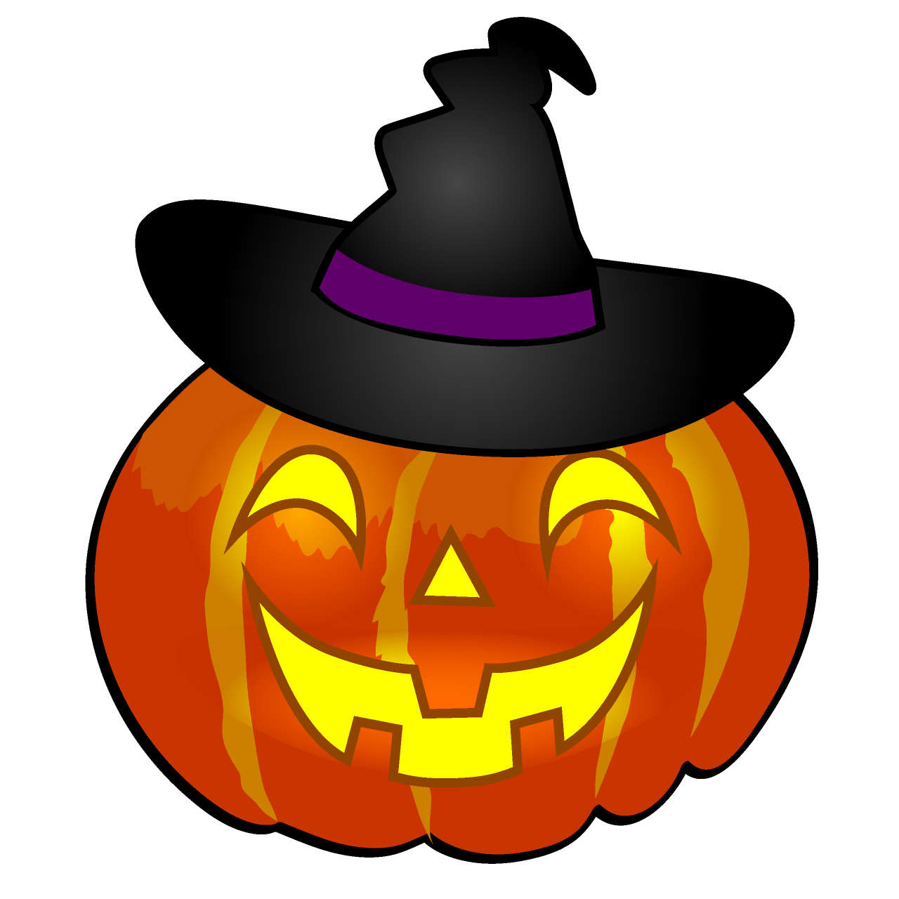 Smiling Witch Pumpkin