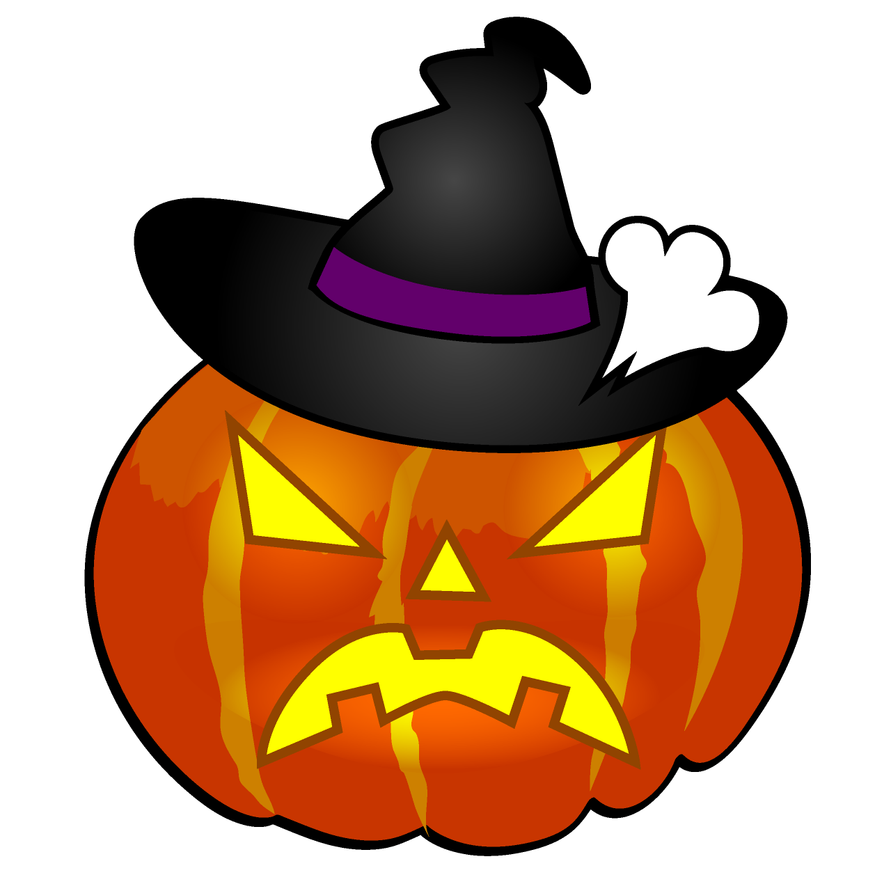 Angry Witch Pumpkin