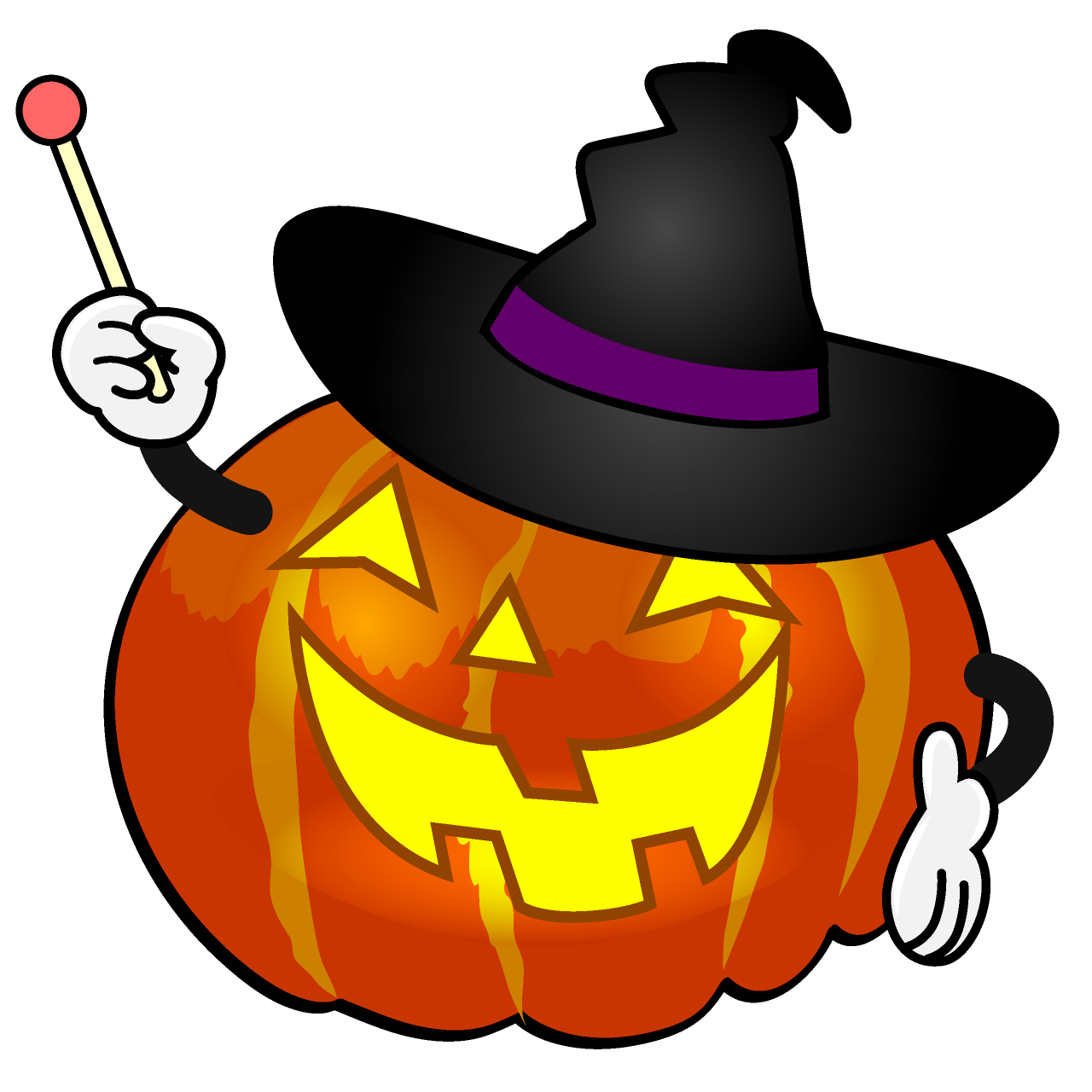 Speaking Witch Pumpkin