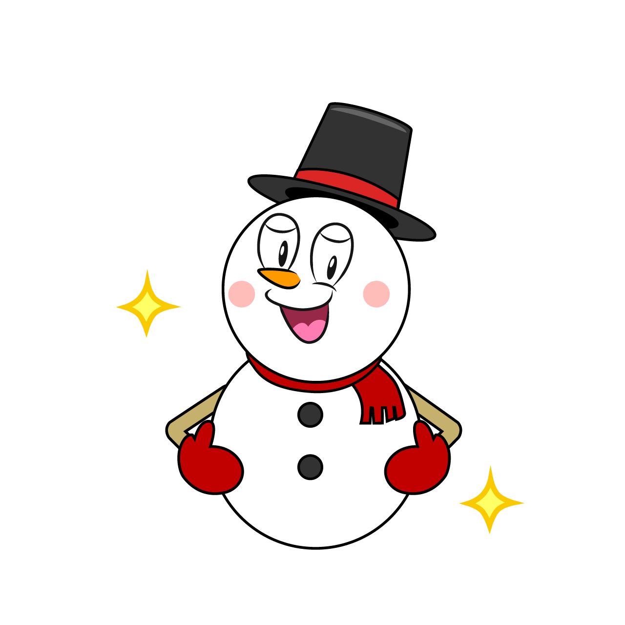 Glitter Snowman
