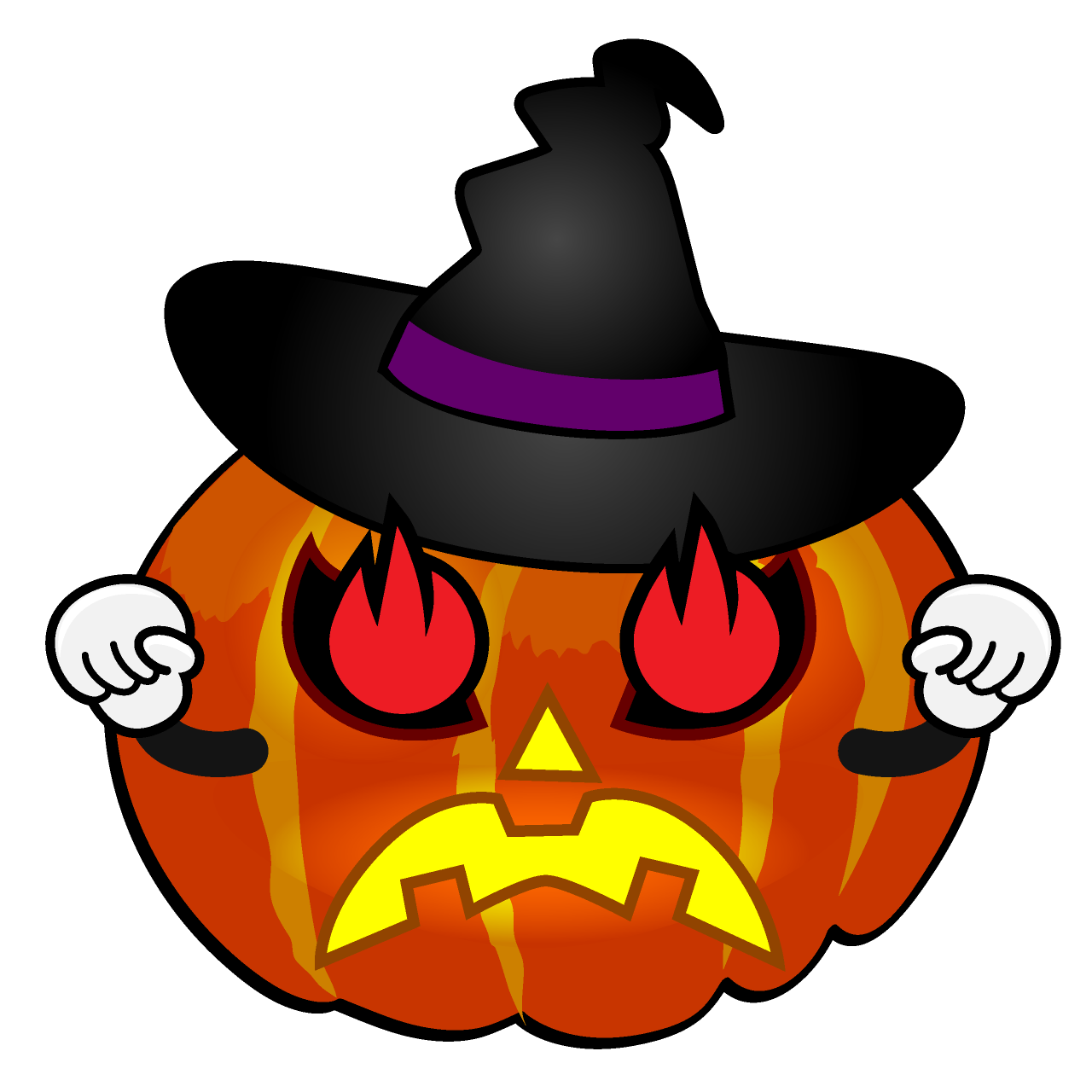 Enthusiasm Witch Pumpkin