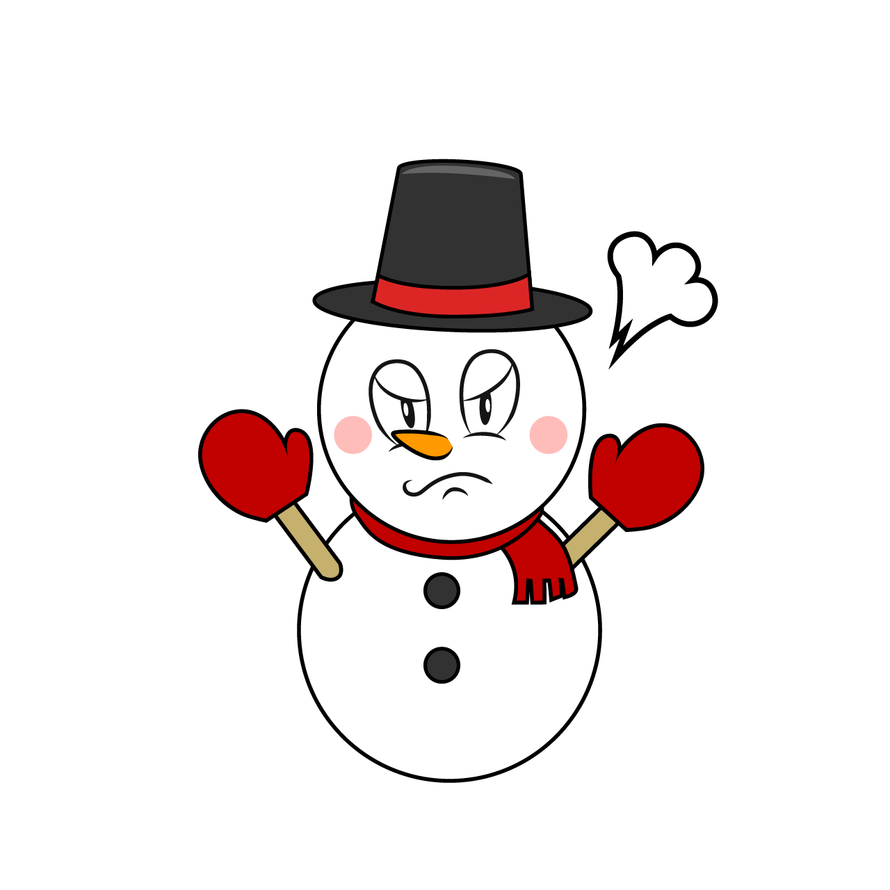 Angry Snowman