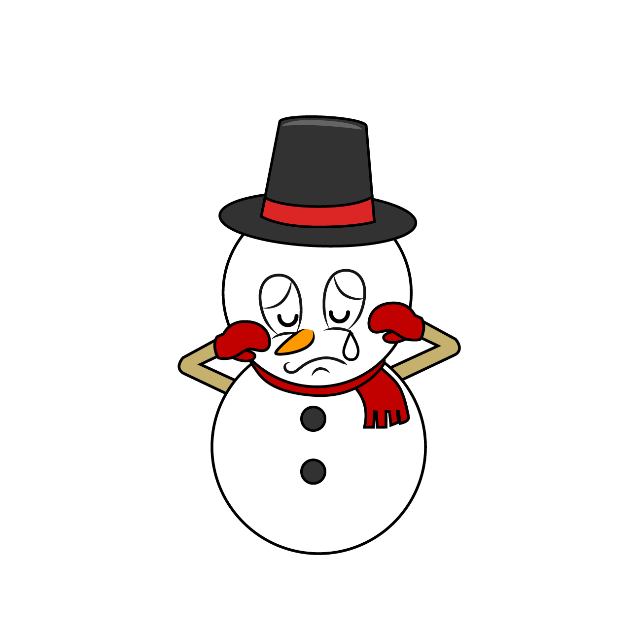 Sad Snowman