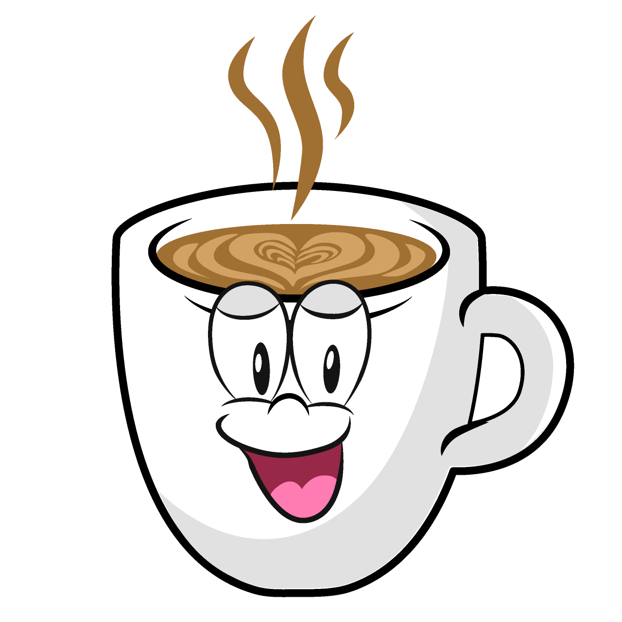 Smiling Cafe Latte