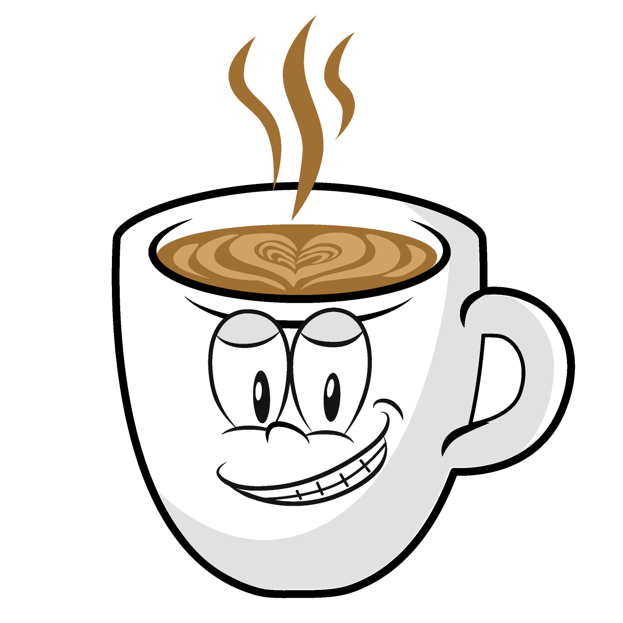 Grinning Cafe Latte