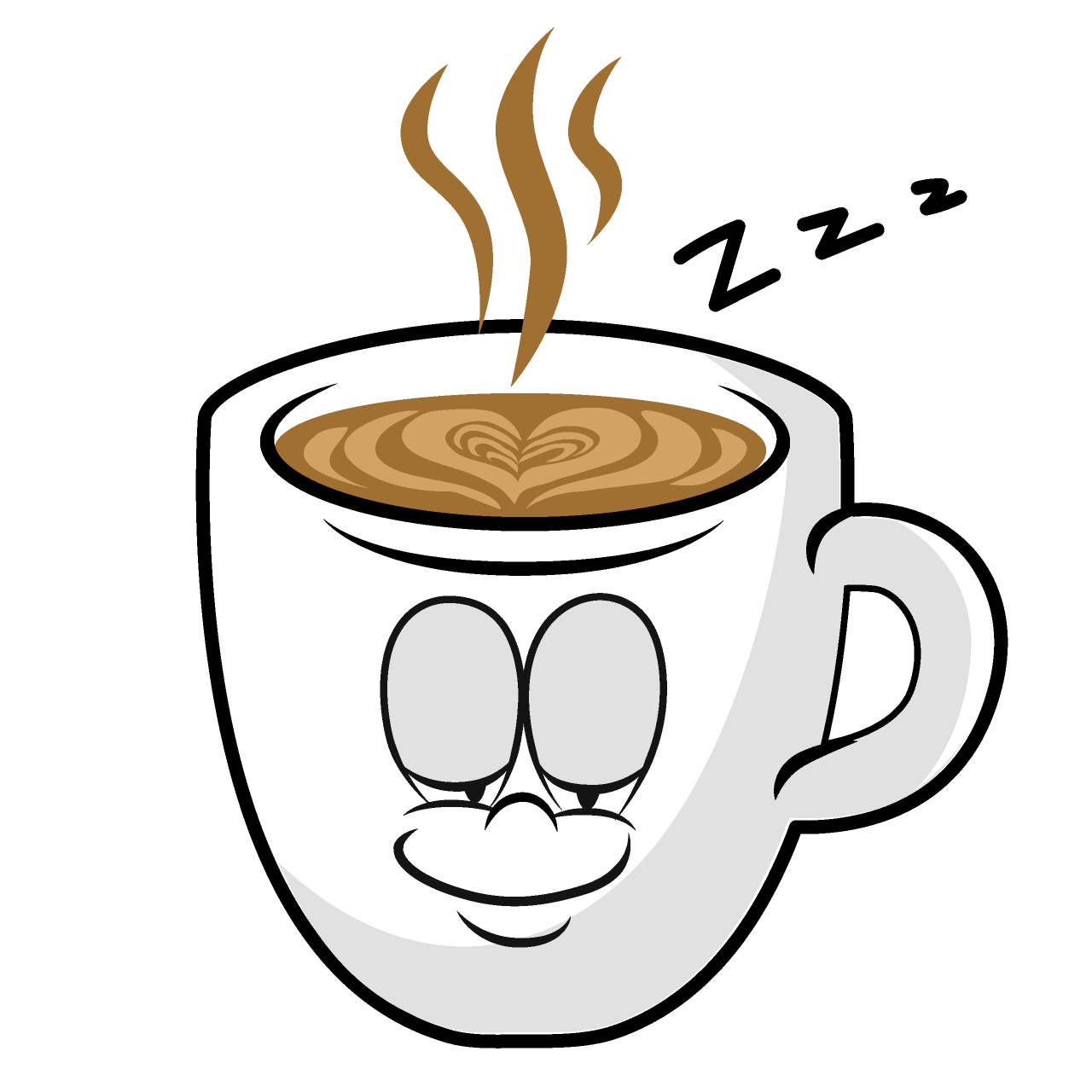 Sleeping Cafe Latte