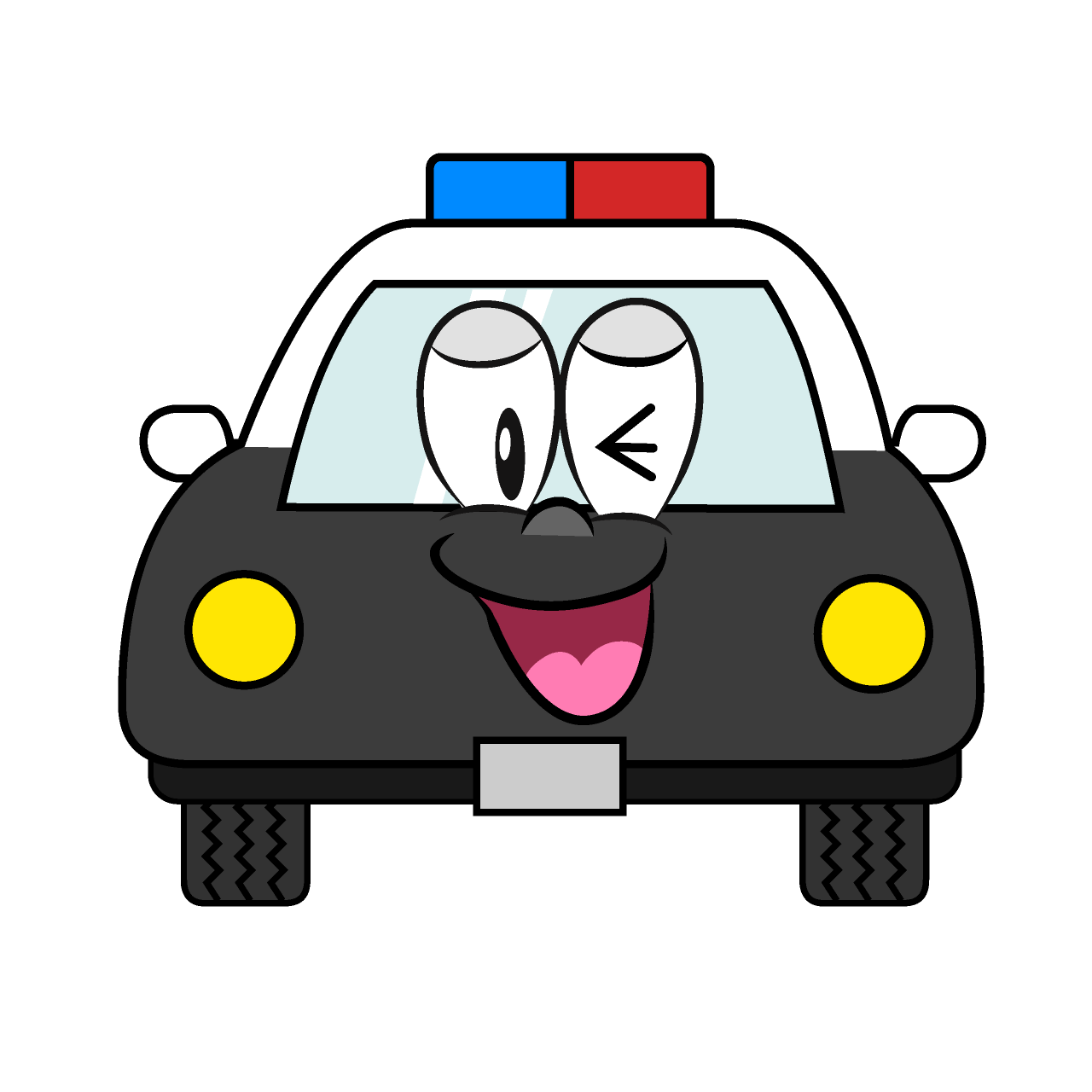Laughing Police Car