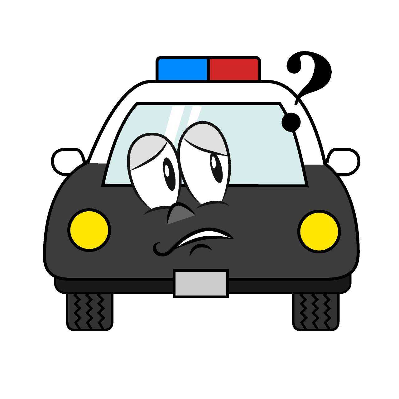 Thinking Police Car