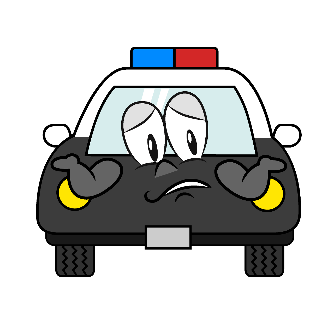 Troubled Police Car