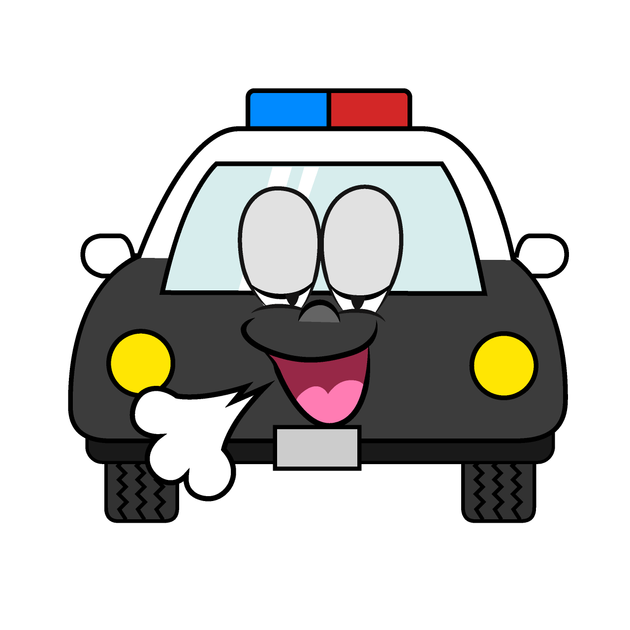 Relaxing Police Car