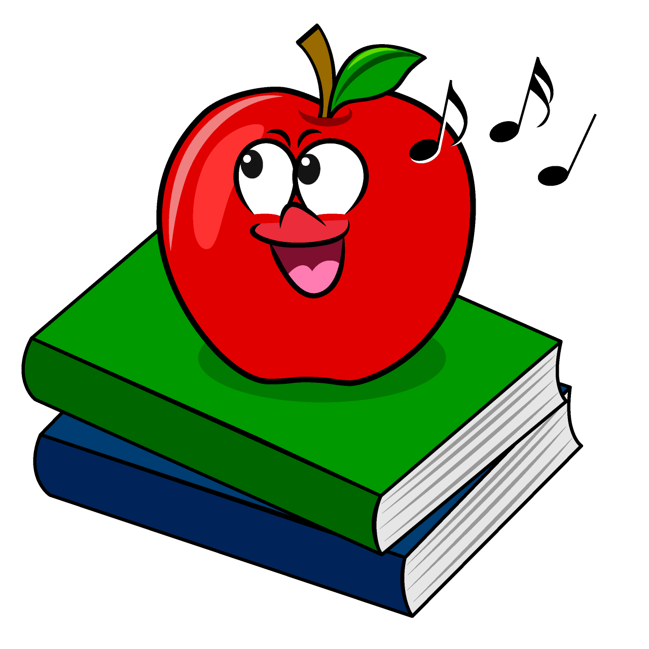 Singing Apple and Book