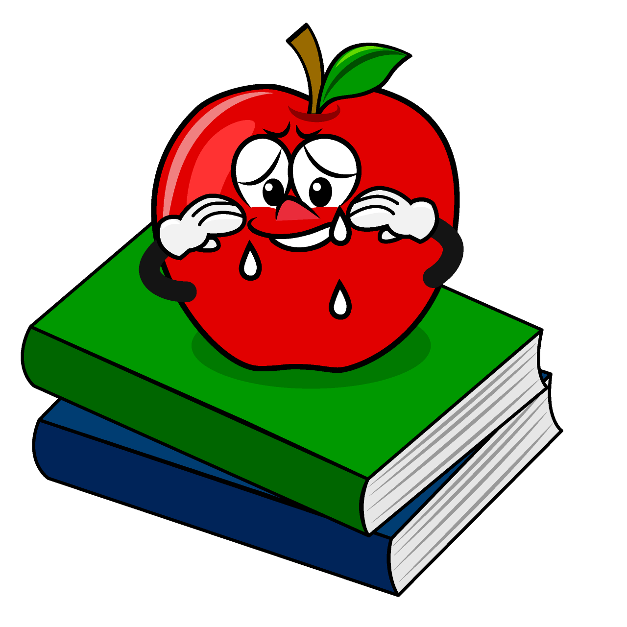 Sad Apple and Book