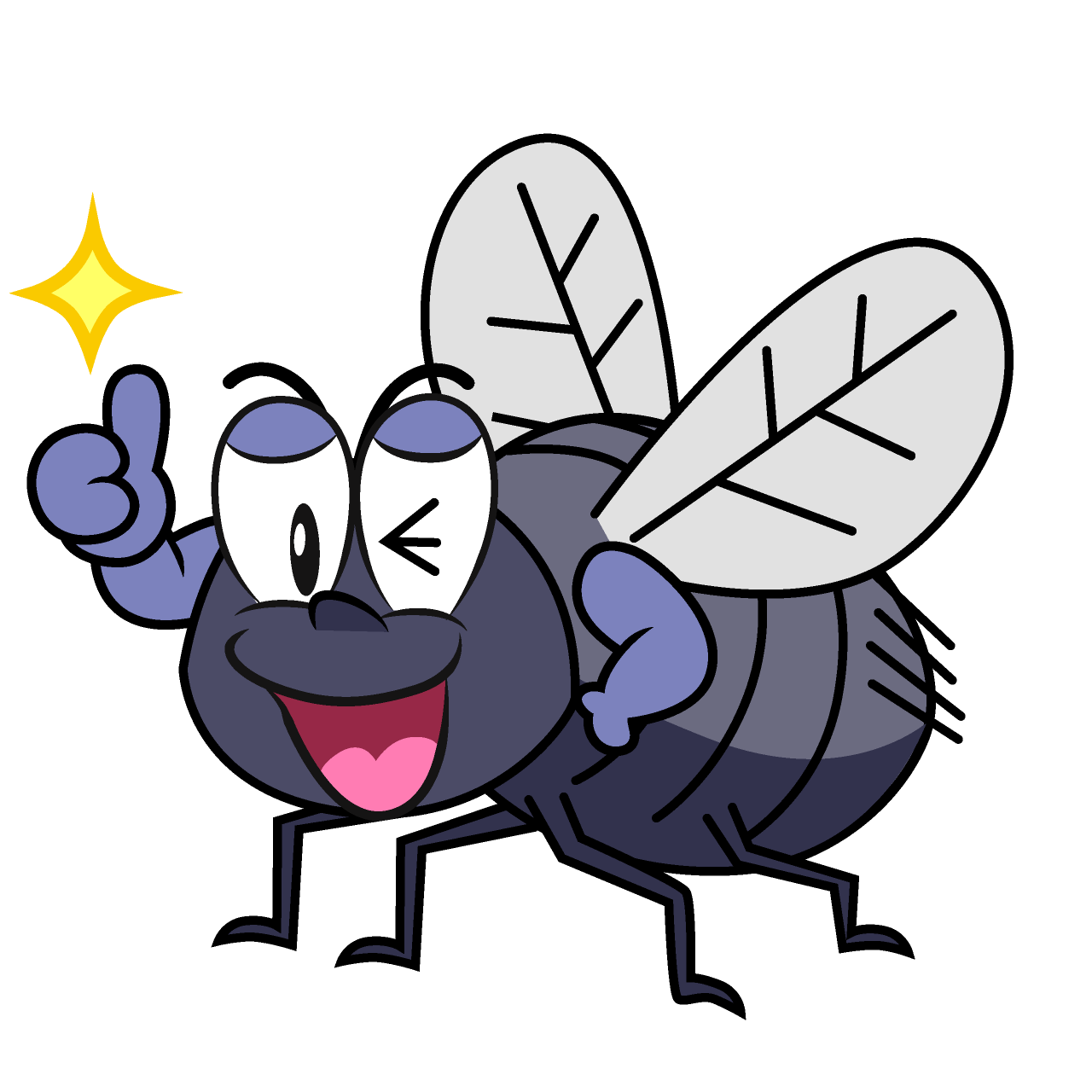 Thumbs up Fly