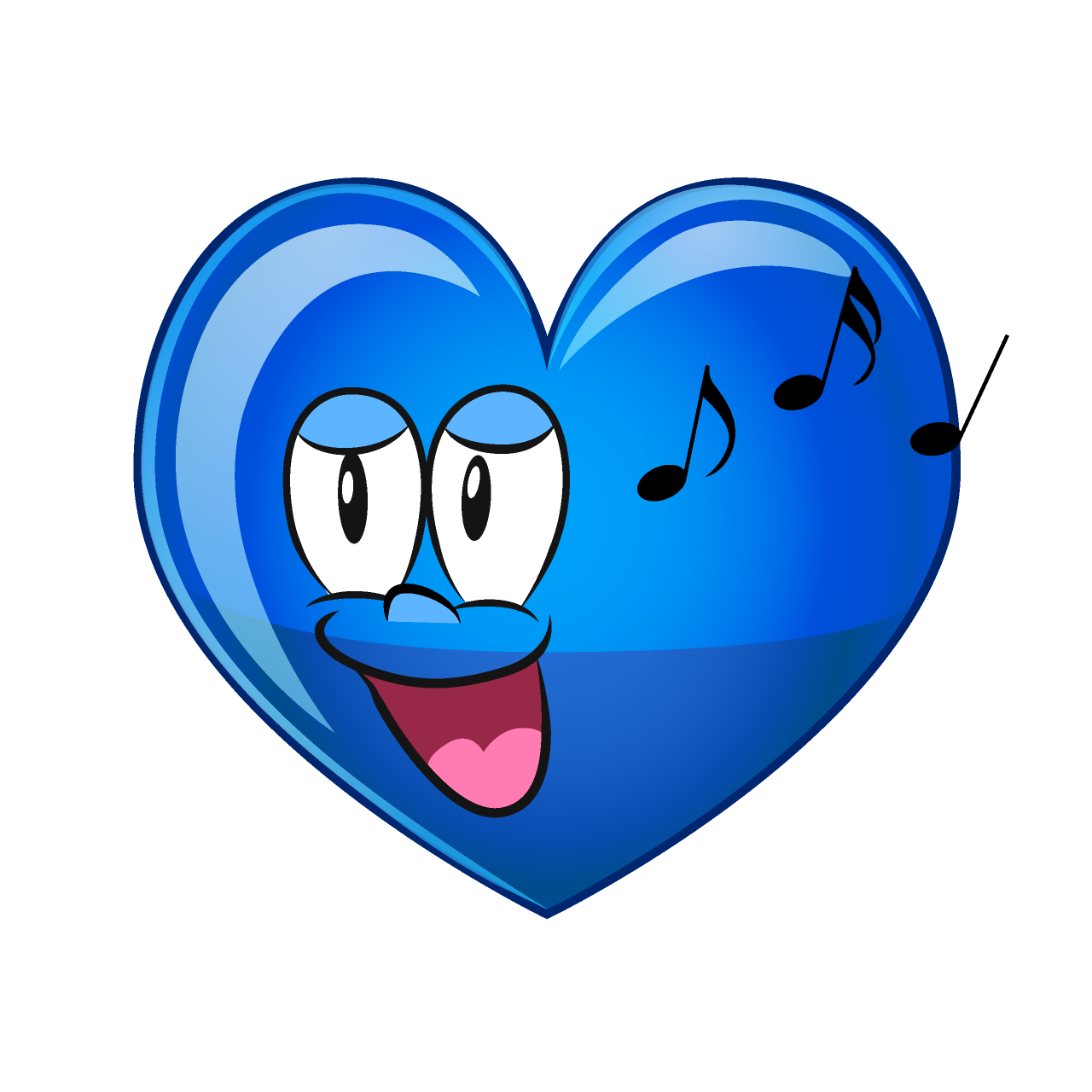 Singing Blue Heart