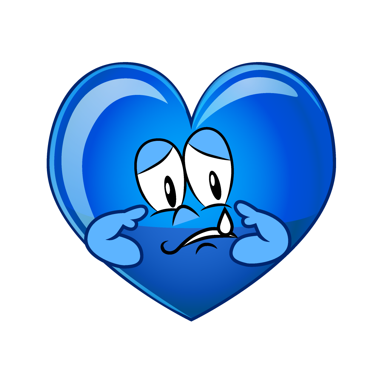 Sad Blue Heart