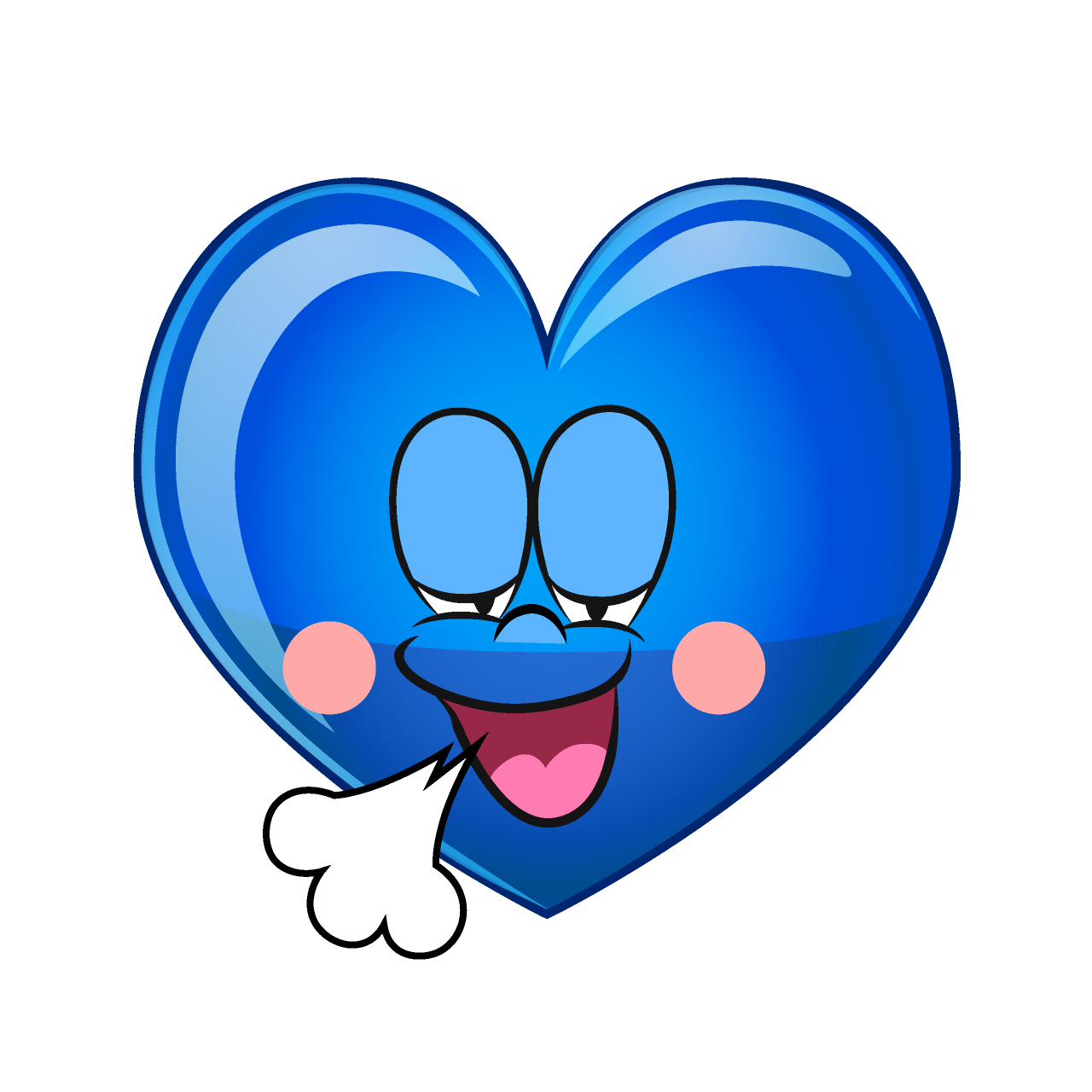 Relaxing Blue Heart
