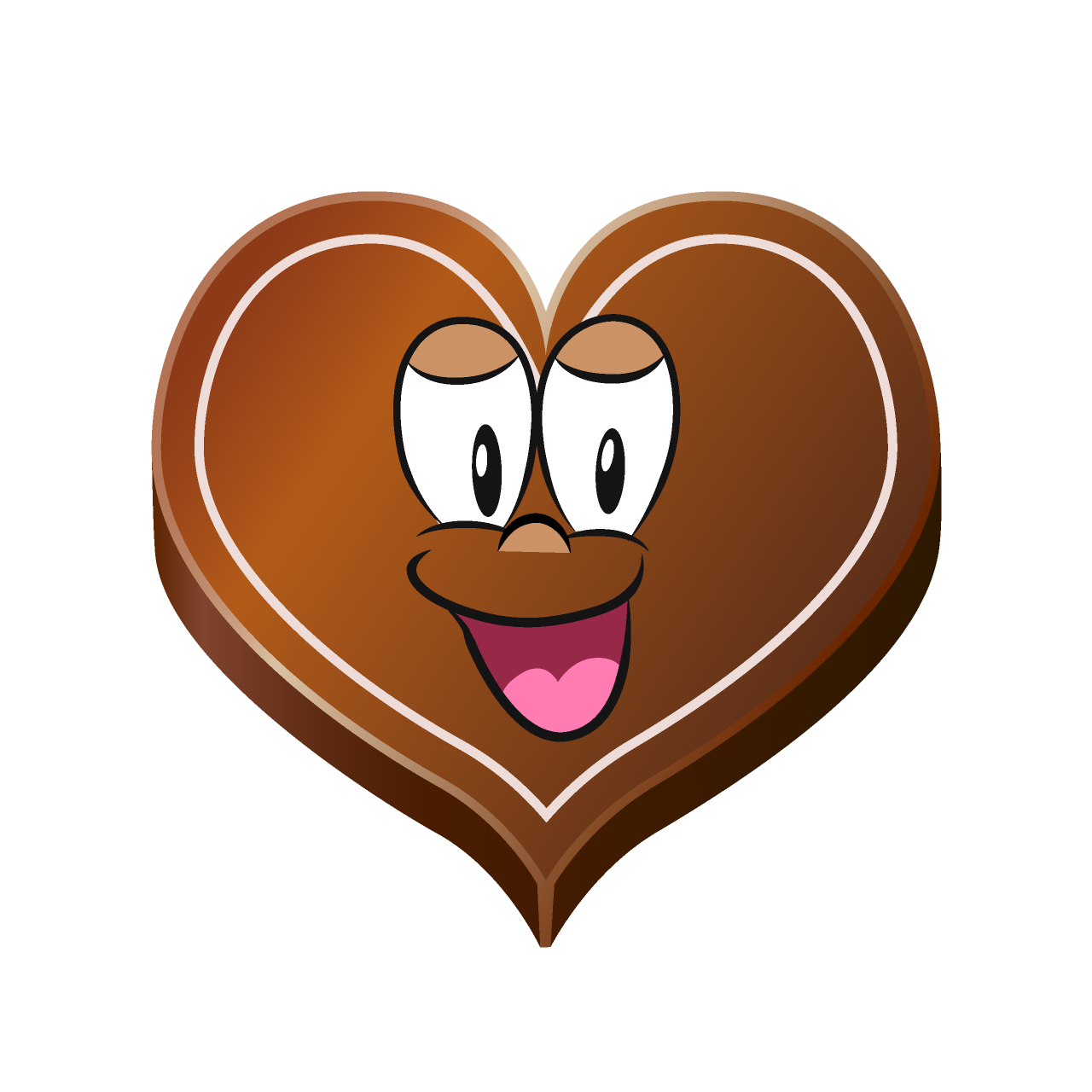 Smiling Heart Chocolate