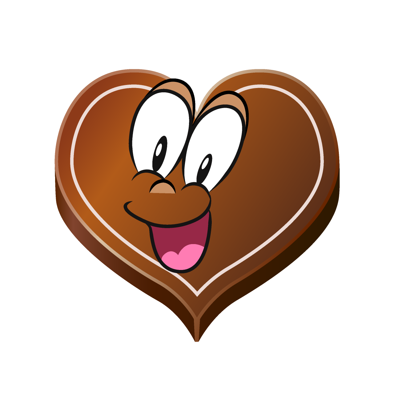 Surprising Heart Chocolate
