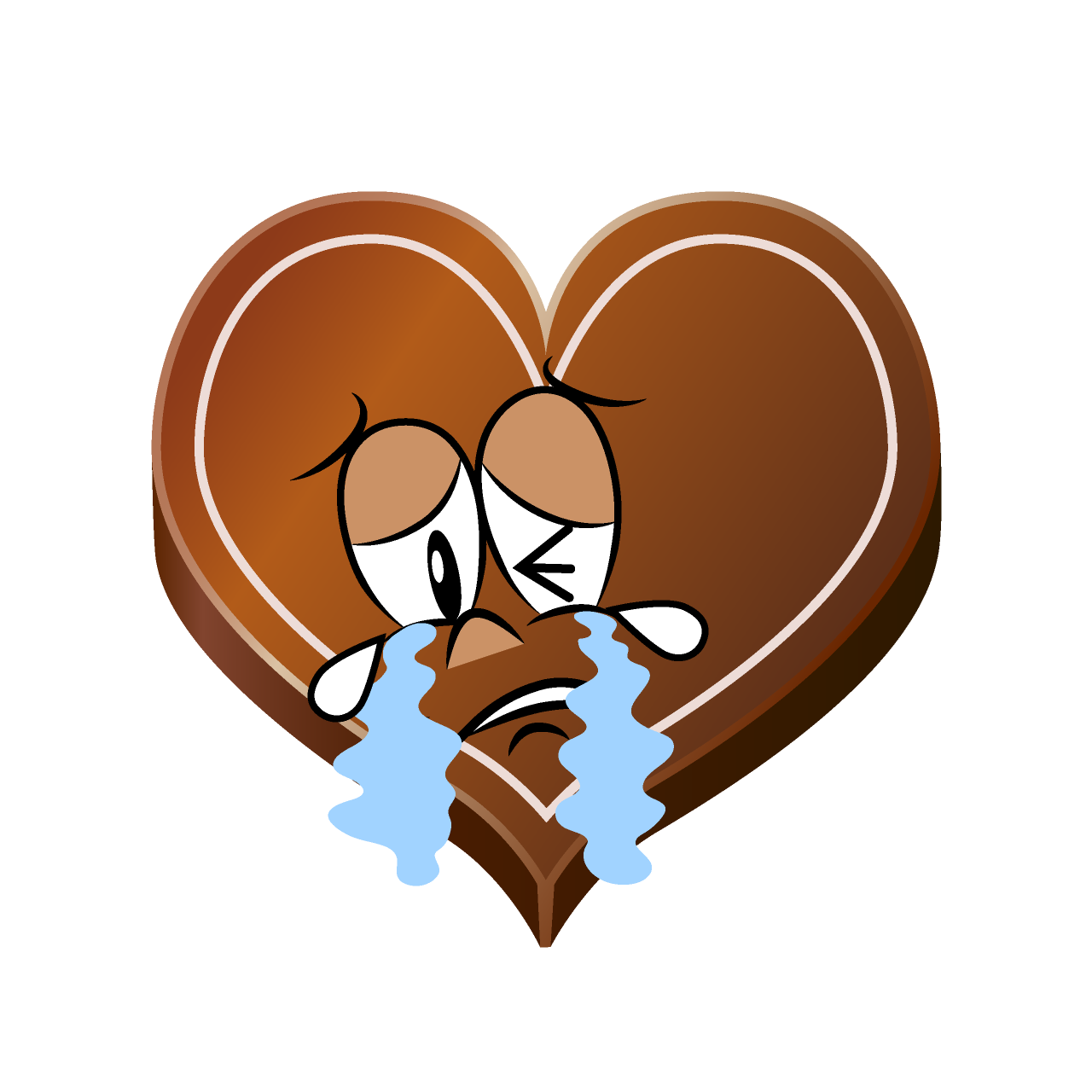 Crying Heart Chocolate