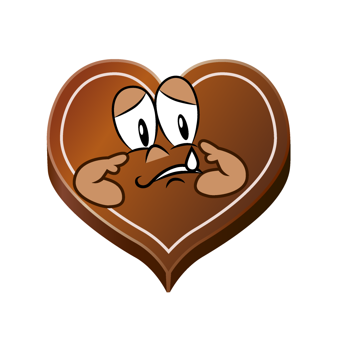 Sad Heart Chocolate