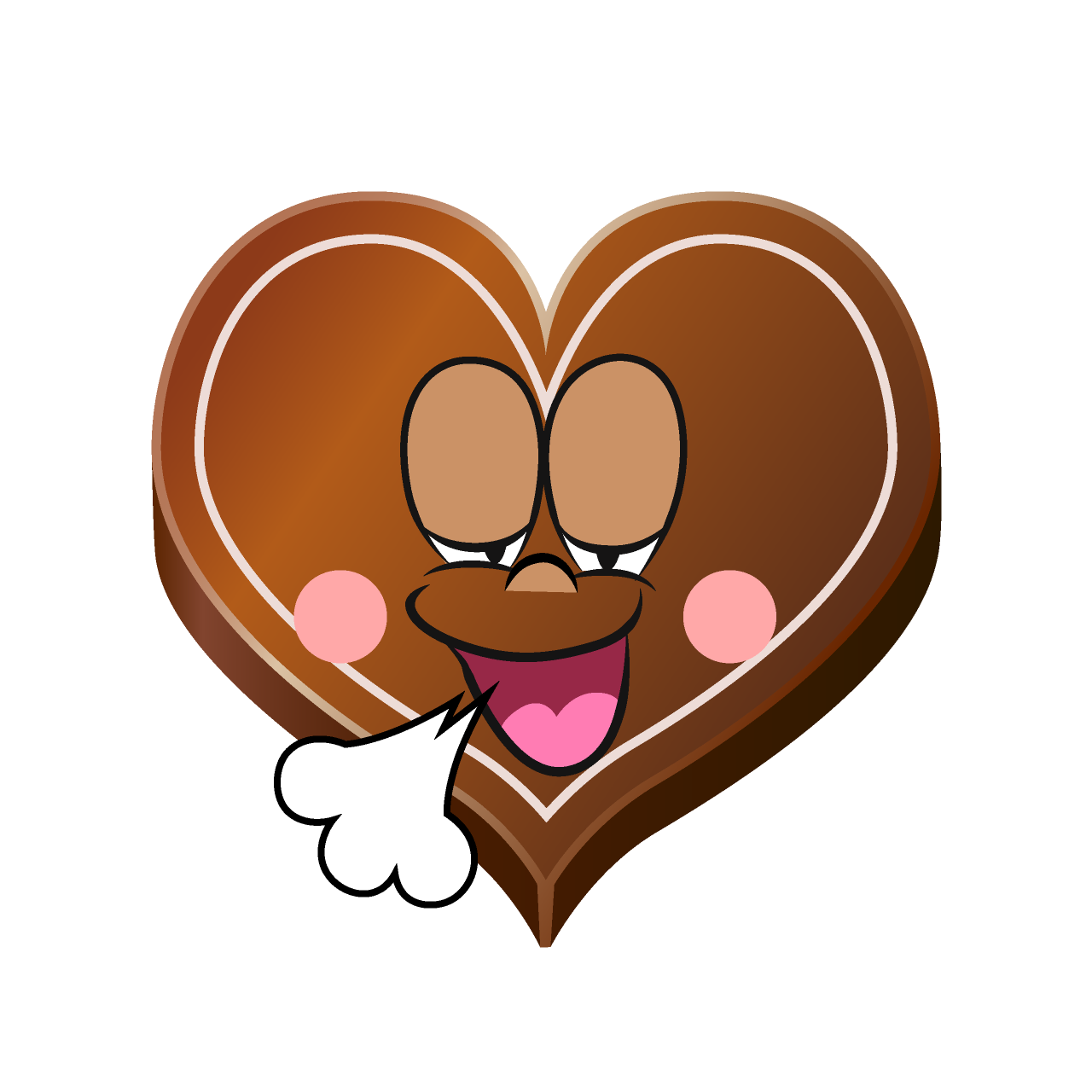 Relaxing Heart Chocolate