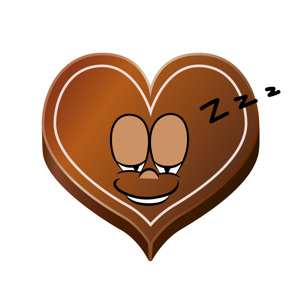Sleeping Heart Chocolate