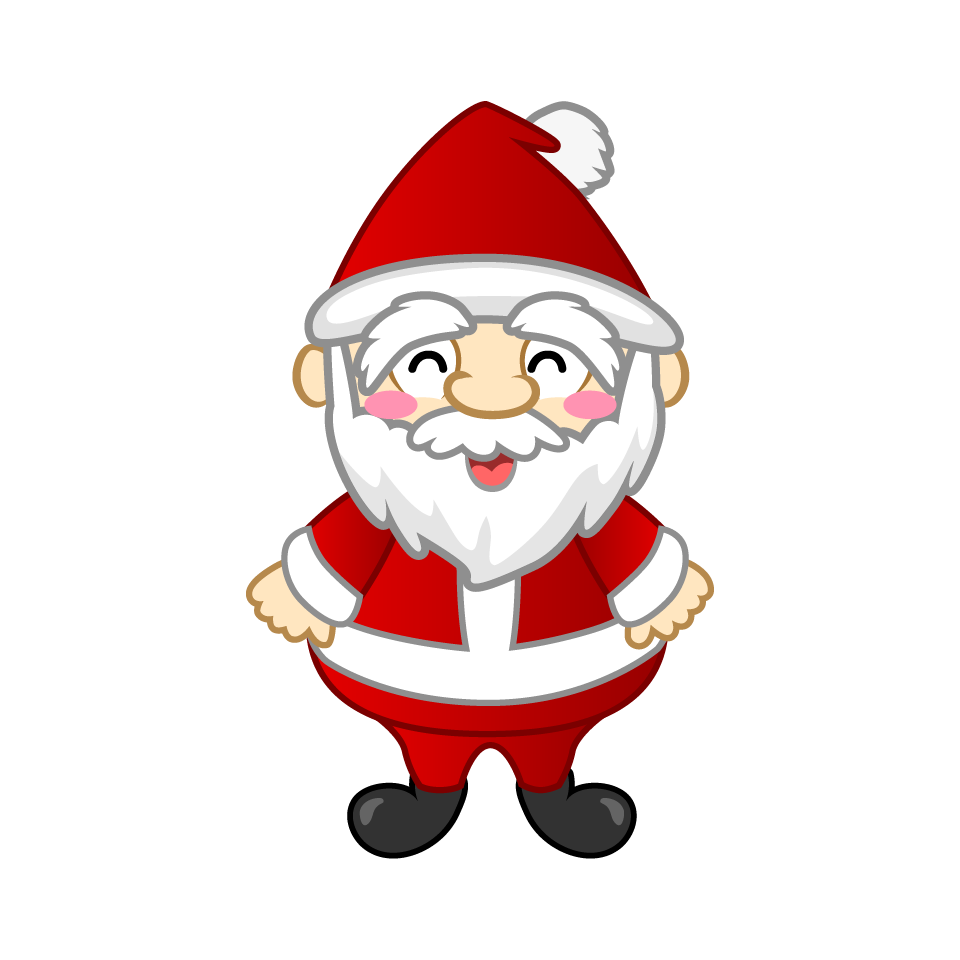 Smiling Mini Santa