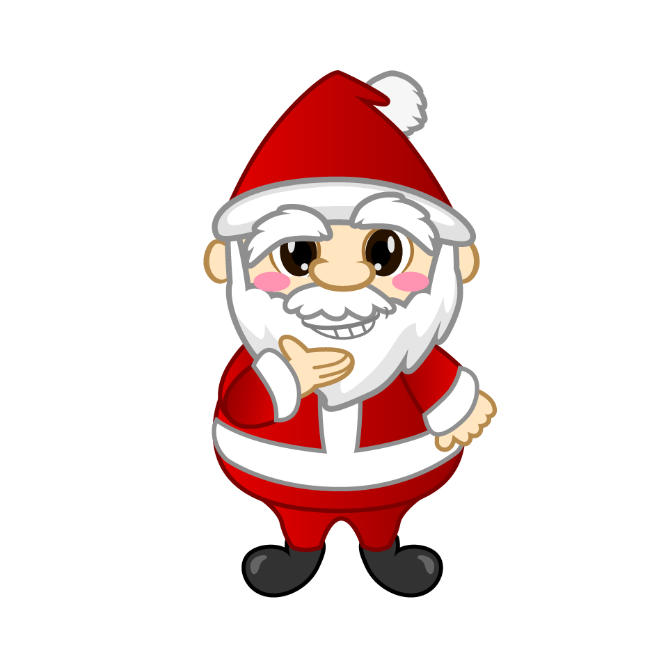 Grinning Mini Santa