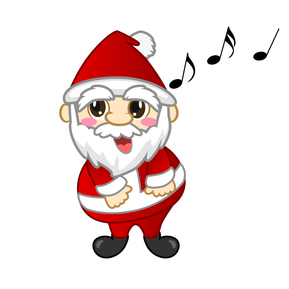 Singing Mini Santa