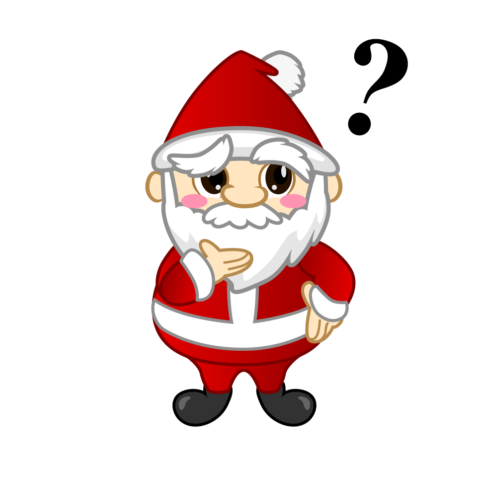 Thinking Mini Santa