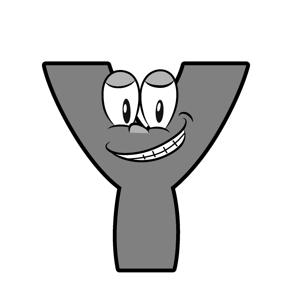 Grinning Y