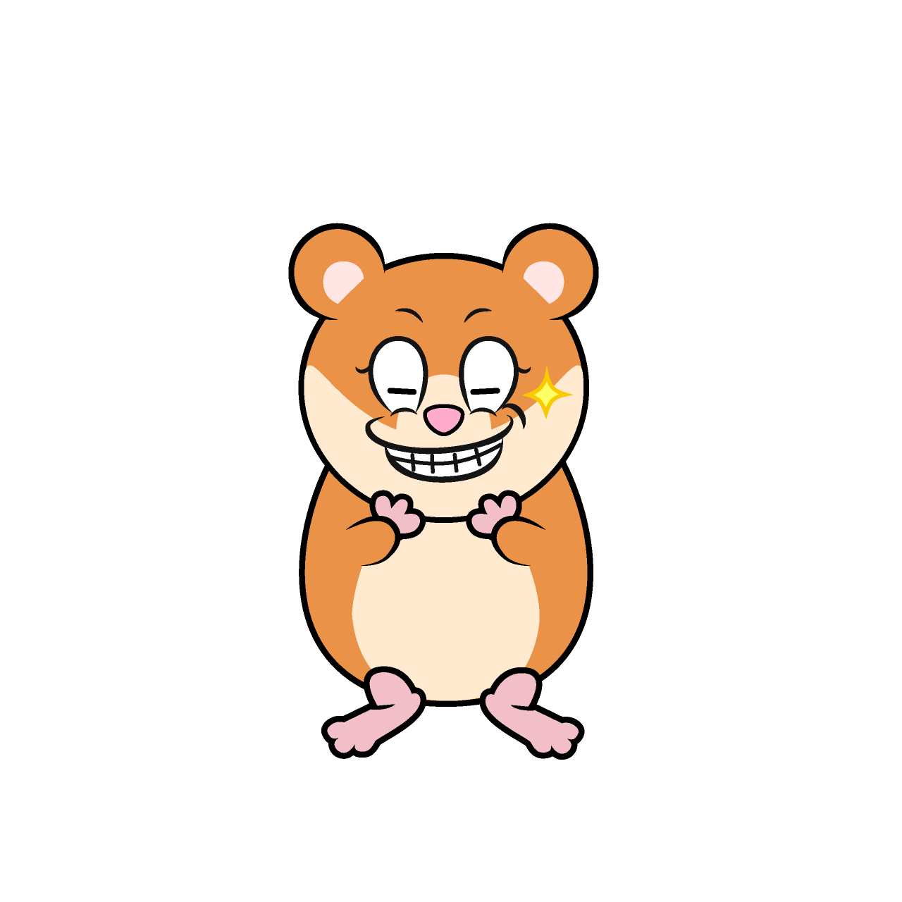 Hamster Sonriendo