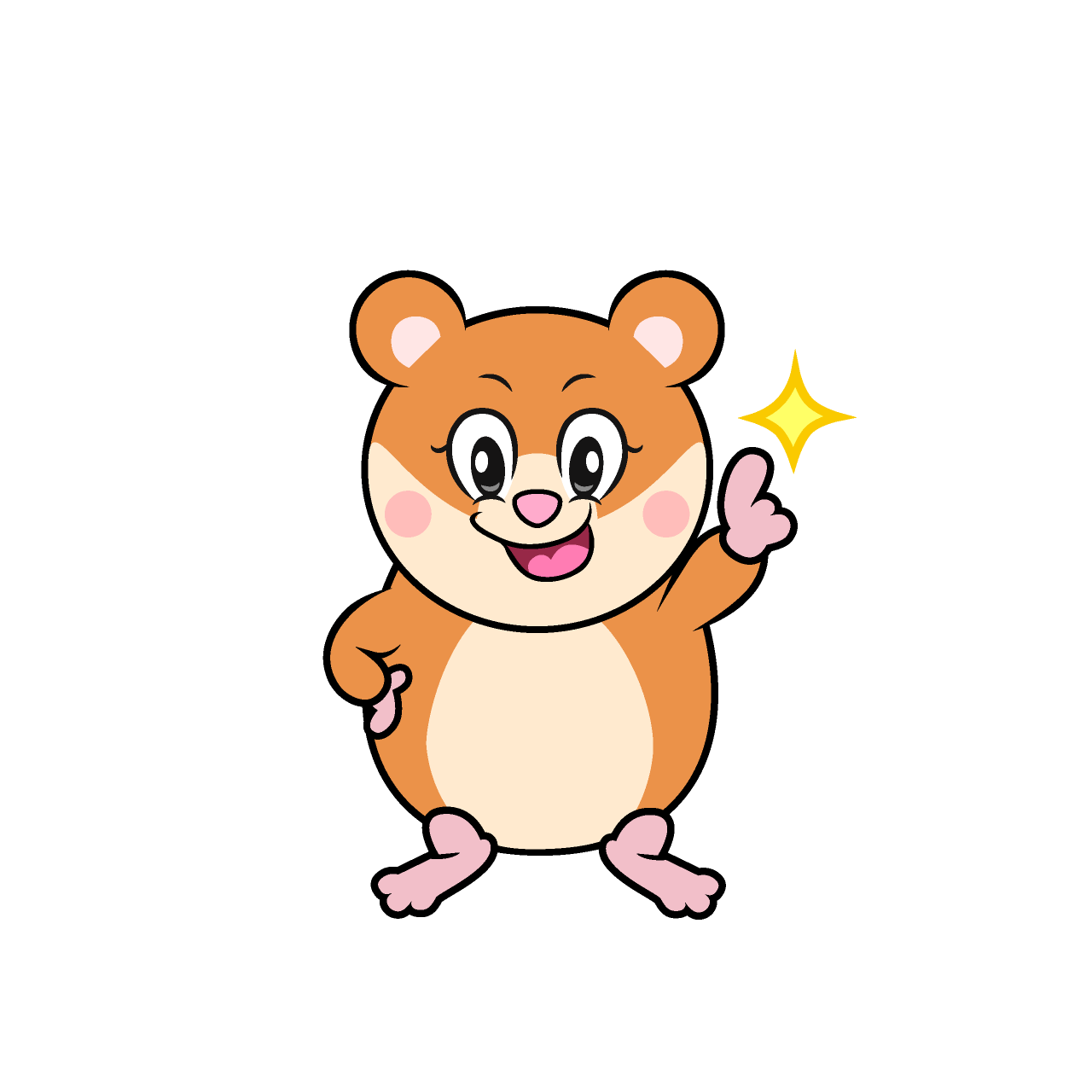 Hamster Posando