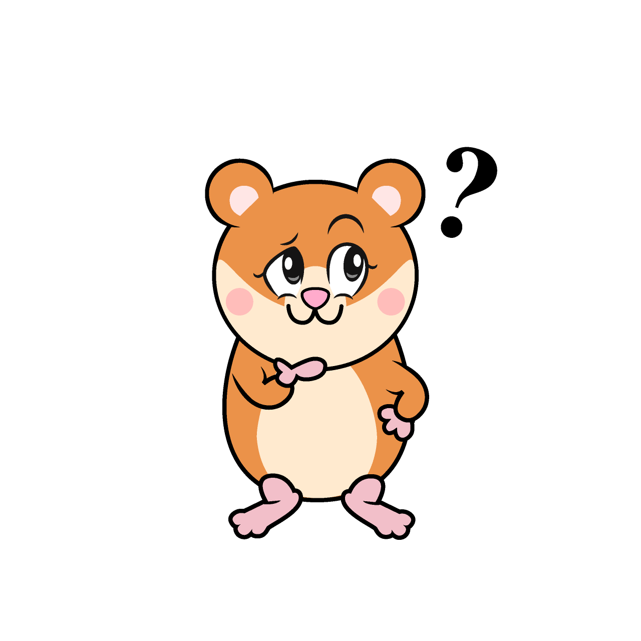 Hamster Pensativo