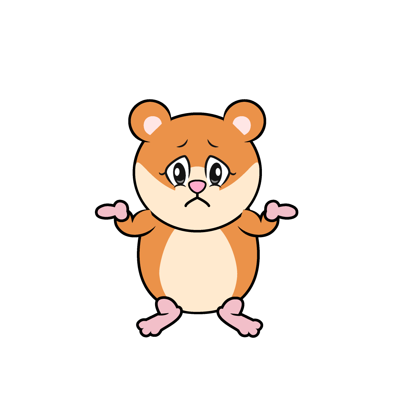 Hamster Preocupado