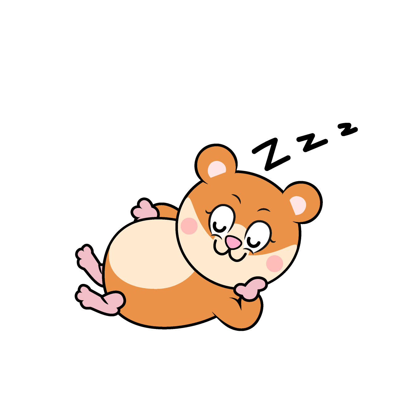 Hamster Durmiendo